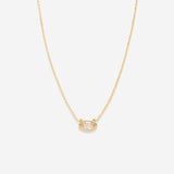 Bryan Anthonys Radiance Collection Marquis Solitaire Necklace Gold