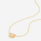 Bryan Anthonys Self Love Marquise Solitaire Necklace Gold
