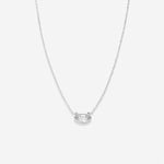 Bryan Anthonys Radiance Collection Marquis Solitaire Necklace Silver