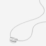 Bryan Anthonys Self Love Marquise Solitaire Necklace Silver