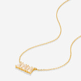 Bryan Anthonys Radiance Collection Baguette Dainty Necklace Gold