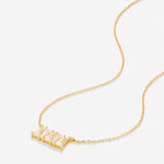 Bryan Anthonys Radiance Collection Baguette Dainty Necklace Gold