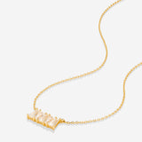 Bryan Anthonys Radiance Collection Baguette Dainty Necklace Gold