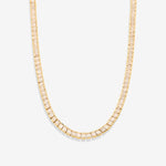 Bryan Anthonys Radiance Collection Baguette Tennis Necklace Gold