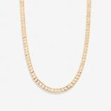 Bryan Anthonys Radiance Collection Baguette Tennis Necklace Gold