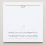 Bryan Anthonys Self Love Marquise Solitaire Necklace Gold On Card