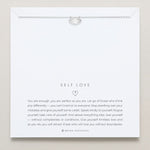 Bryan Anthonys Self Love Marquise Solitaire Necklace Silver On Card
