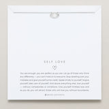 Bryan Anthonys Self Love Marquise Solitaire Necklace Silver On Card