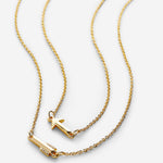 Bryan Anthonys Soul Sisters Best Friend Arrow Gold Necklace Macro