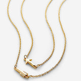 Bryan Anthonys Soul Sisters Best Friend Arrow Gold Necklace Macro