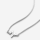 Bryan Anthonys There In A Heartbeat Silver Necklace macro
