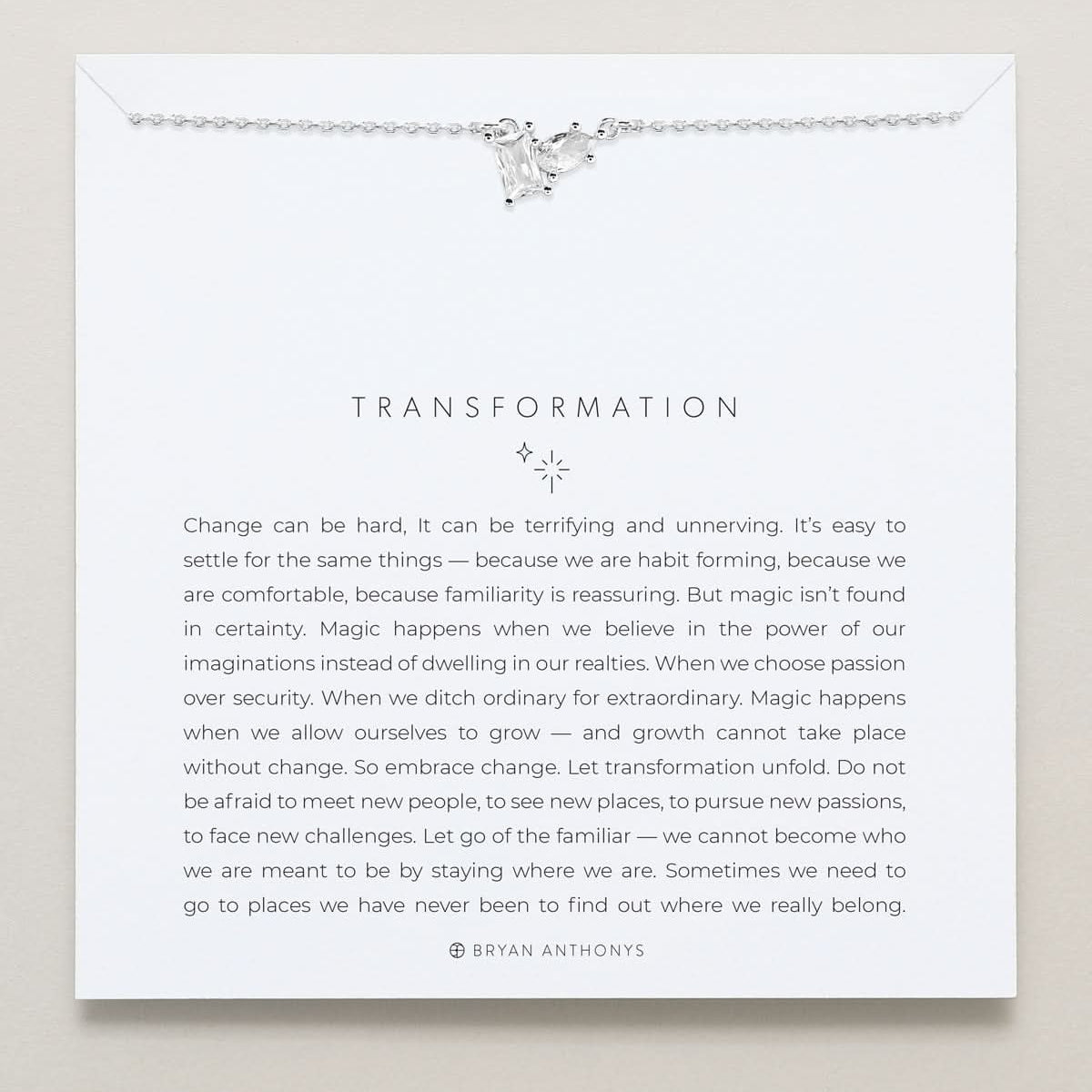 Bryan Anthonys Transformation Necklace in Silver