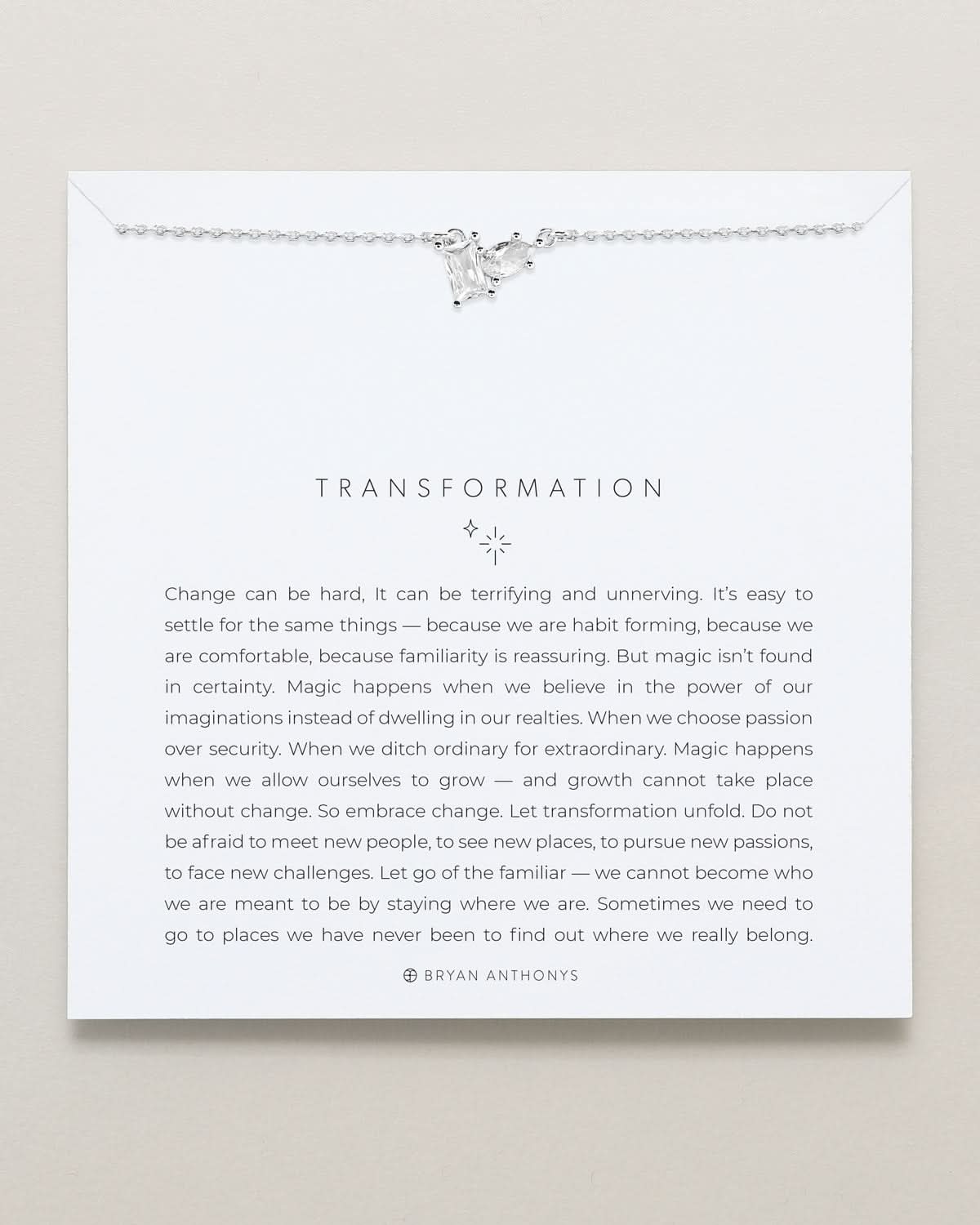 Bryan Anthonys Transformation Necklace in Silver
