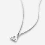 Bryan Anthonys Tribe Friendship Silver Necklace with Crystal macro