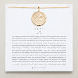 Bryan Anthonys Wild At Heart Depth Gold Pendant Necklace With Meaning Card