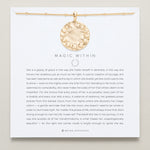 Bryan Anthonys Wild At Heart Magic Within Gold Pendant Necklace On Card