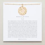 Bryan Anthonys Wild At Heart Magic Within Gold Pendant Necklace On Card