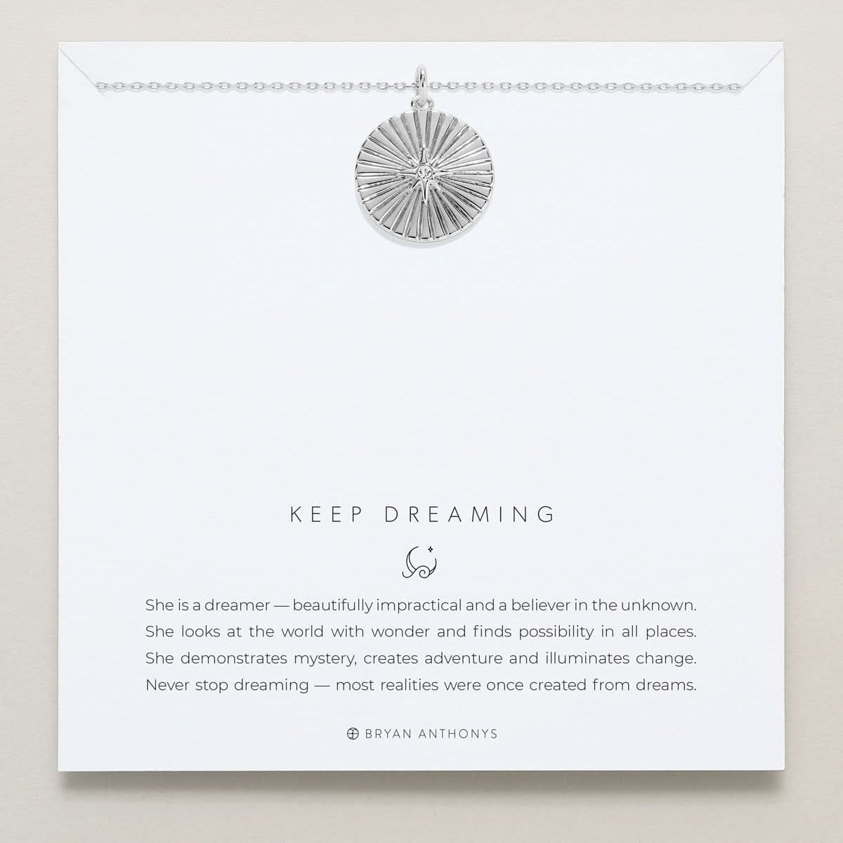 Keep Dreaming Pendant Necklace