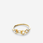 Bryan Anthonys Beautifully Broken Gold Ring With Crystals Front Macro