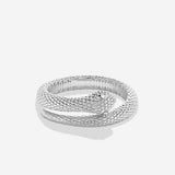 Bryan Anthonys Begin Again Snake Ring In Silver