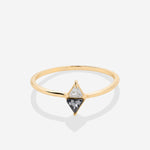 Bryan Anthonys Eclipse Collection Trillion Ring in Gold Front Side