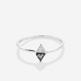 Bryan Anthonys Eclipse Collection Trillion Ring in Silver Front Side