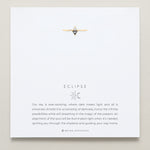 Bryan Anthonys Eclipse Collection Trillion Ring in Gold with Meaning Card