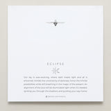 Bryan Anthonys Eclipse Collection Trillion Ring in Silver with Meaning Card