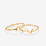Bryan Anthonys Highs and Lows Friendship Ring Set in Gold