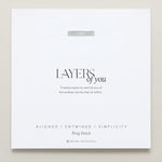 Bryan Anthonys Layers of You Silver Ring Set On Card
