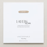 Bryan Anthonys Layers of You Unstoppable Pave Ring Gold