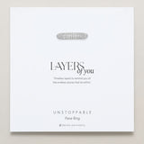 Bryan Anthonys Layers of You Unstoppable Pave Ring Silver