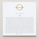 Bryan Anthonys My Circle Friendship Ring in Gold with Meaning Card