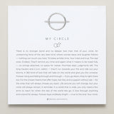 Bryan Anthonys My Circle Friendship Ring in Silver with Meaning Card