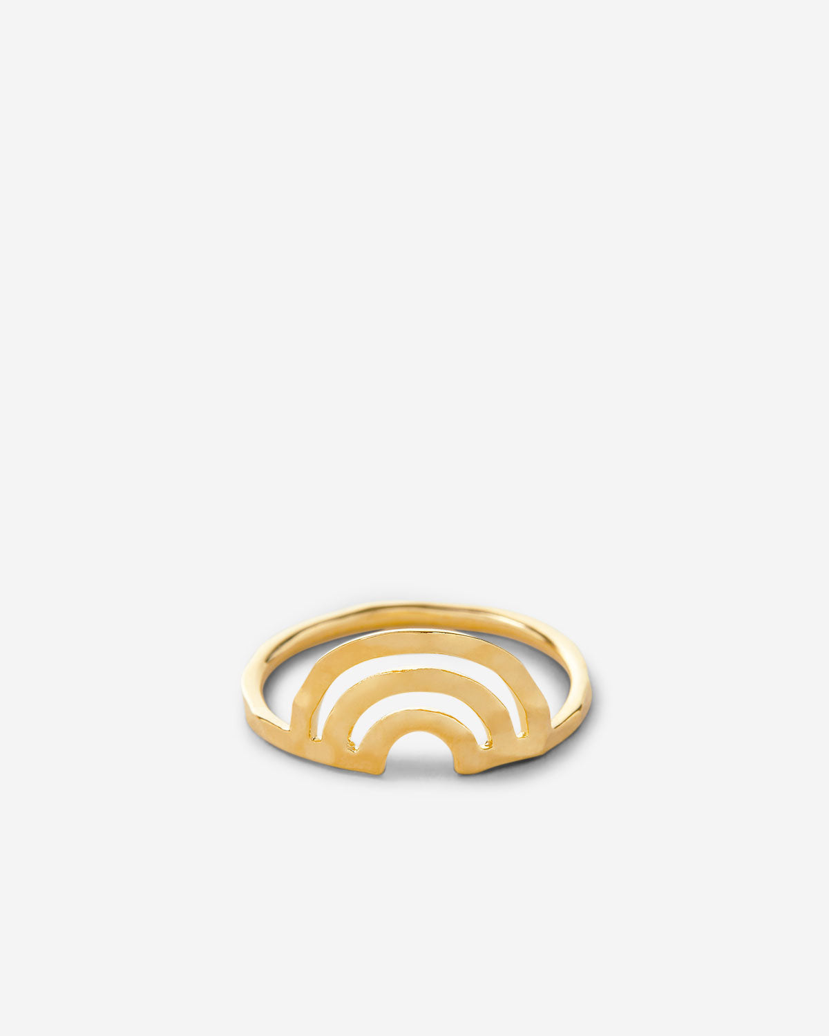 Bryan Anthonys Overcome Gold Ring front view macro