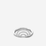 Bryan Anthonys Overcome Silver Ring front view macro