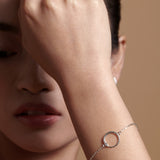 Bryan Anthonys  Begin Again Bracelet On Model in Silver