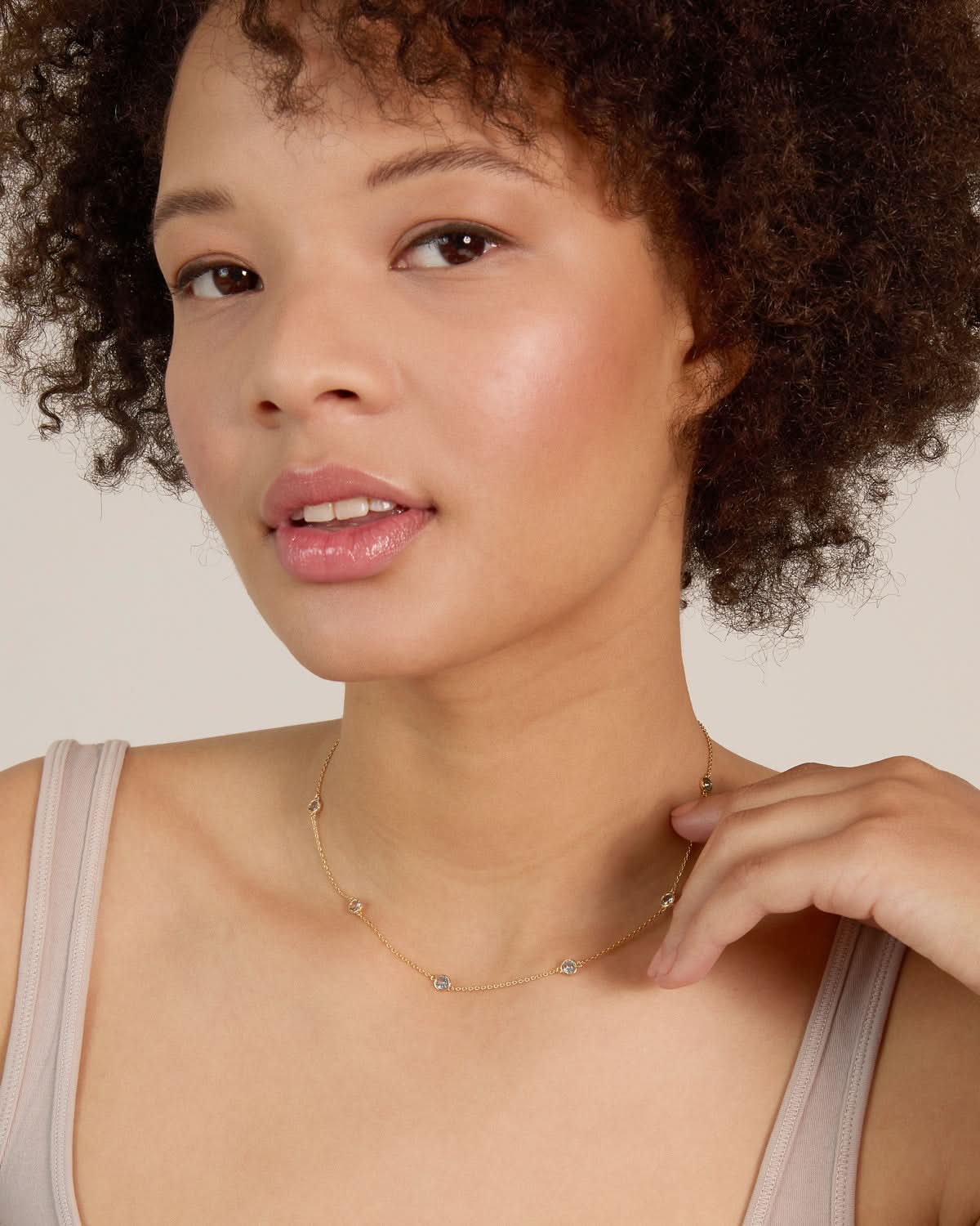Bryan Anthonys Something Blue Necklace On Model