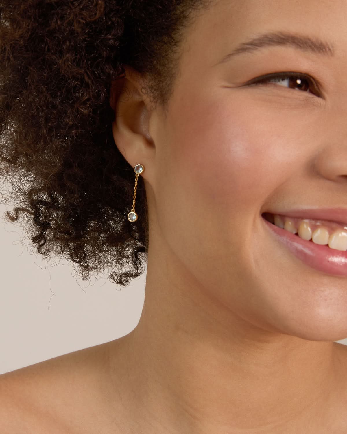 Bryan Anthonys Something Blue Drop Earrings On Model