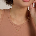 Bryan Anthonys Always In My Heart Gold Icon Necklace On Model