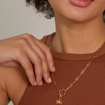 Bryan Anthonys Stories Of You Capture Life Gold Charm Necklace On Model