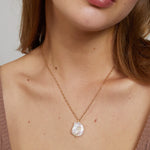 Bryan Anthonys Grit Pendant Necklace Gold On Model