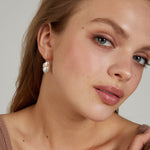 Bryan Anthonys Grit Gold Drop Earrings On Model