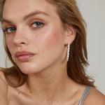  Bryan Anthonys Grit Seed Pearl Gold Maxi Hoop Earrings On  Model