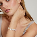 Bryan Anthonys Grit Pearl Statement Bracelet Gold On Model