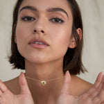 Bryan Anthonys Us Against The World Gold Necklace On Model
