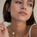 Bryan Anthonys Us Against The World Gold Necklace On Model