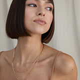 Promise Statement Necklace on model