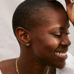 Bryan Anthonys Overcome Gold Rainbow Earrings On Model