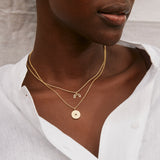 Bryan Anthonys Pause Gold Necklace Model Shot